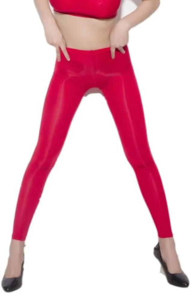 Lazutom Sexy Women See Through Long Skinny Tight Pencil Pants Sheer Trousers Elastic Leggings