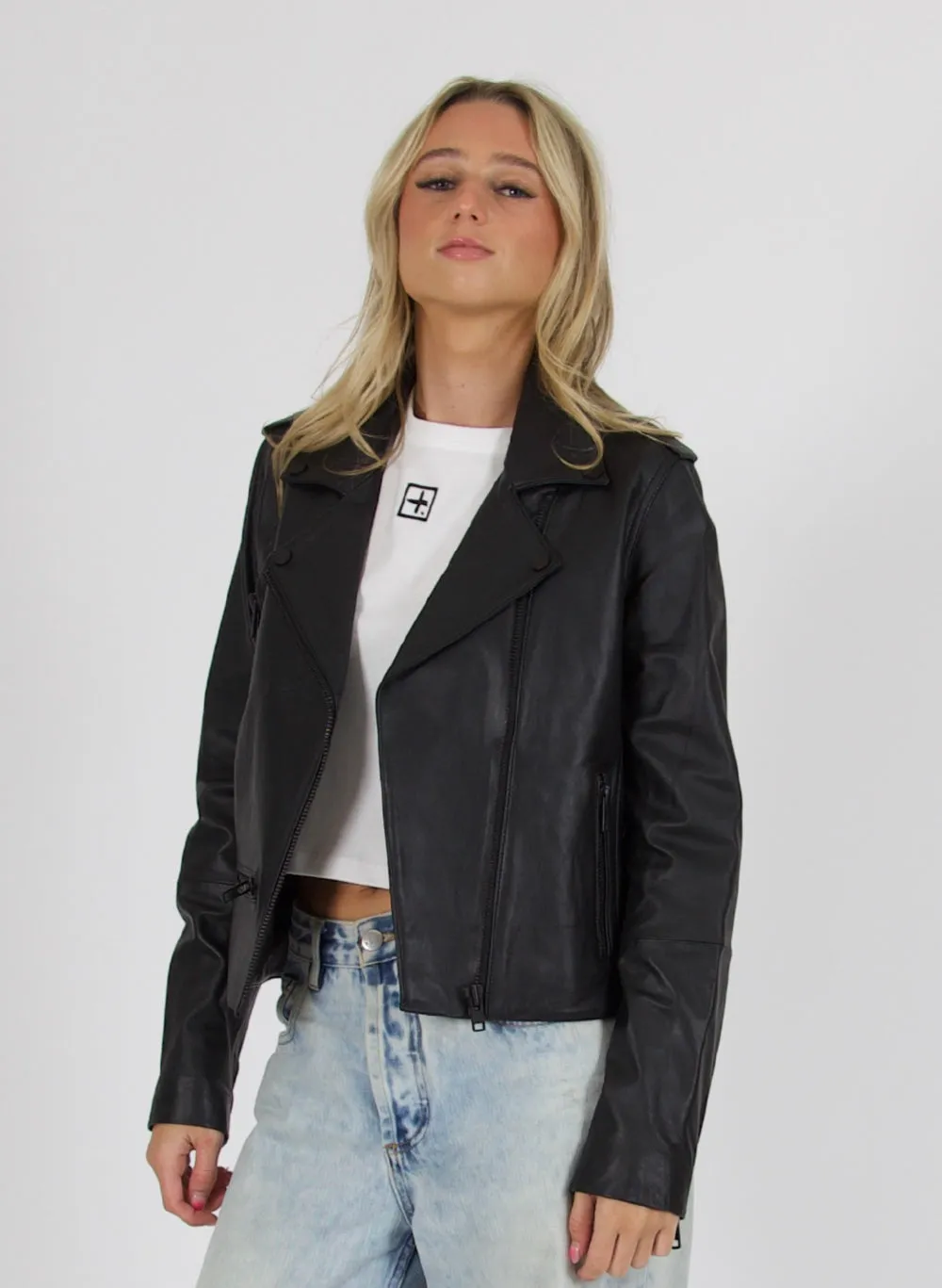 Leather Jacket - Black