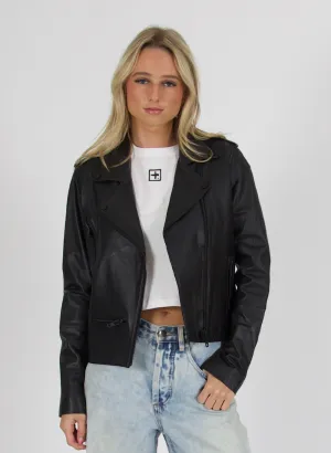 Leather Jacket - Black