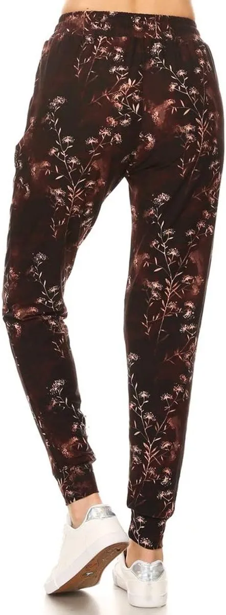 Leggings Depot Premium Women's Joggers Popular Print High Waist Track Pants(S-XL) BAT2