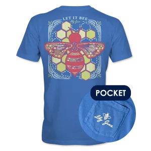 Let It Bee- Preppy Honeybee T-Shirt