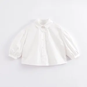 MARC & JANIE Girls Dropped Shoulder Puff Sleeve Shirts 230086