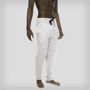 Men's Heather Contrast Elastic Sleep Pants - Grey Black - FINAL SALE