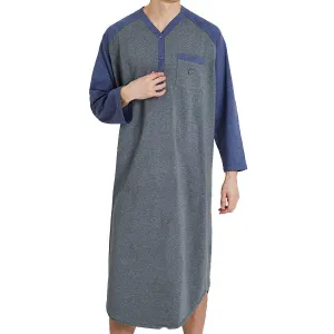 Mens Knit Night Shirt #7