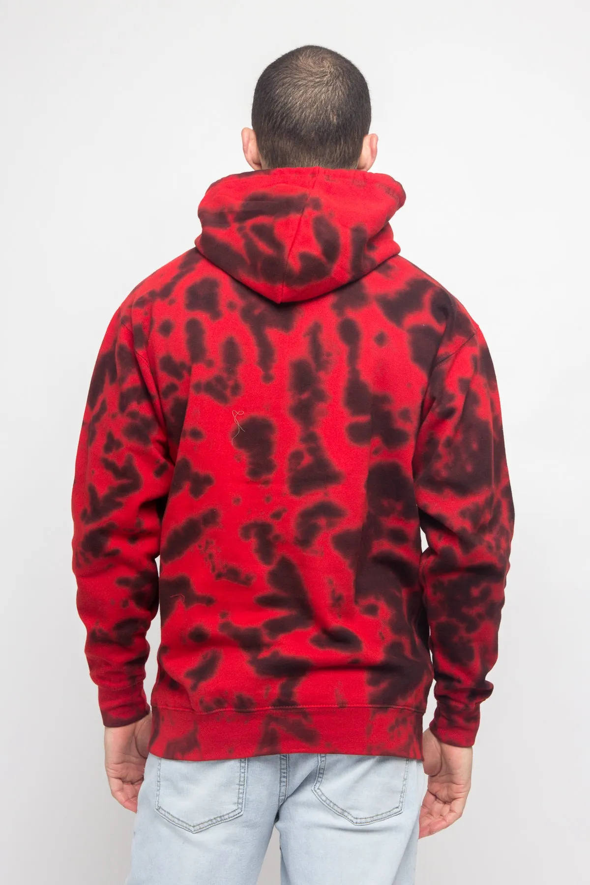 Mineral Wash Tie-Dye Pullover Hoodie