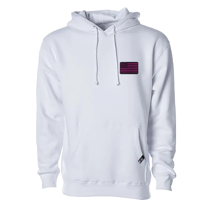 Old Glory Pink PVC Hoodie