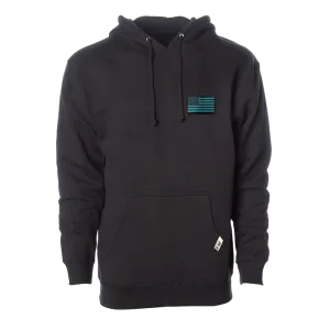 Old Glory Turquoise Hoodie