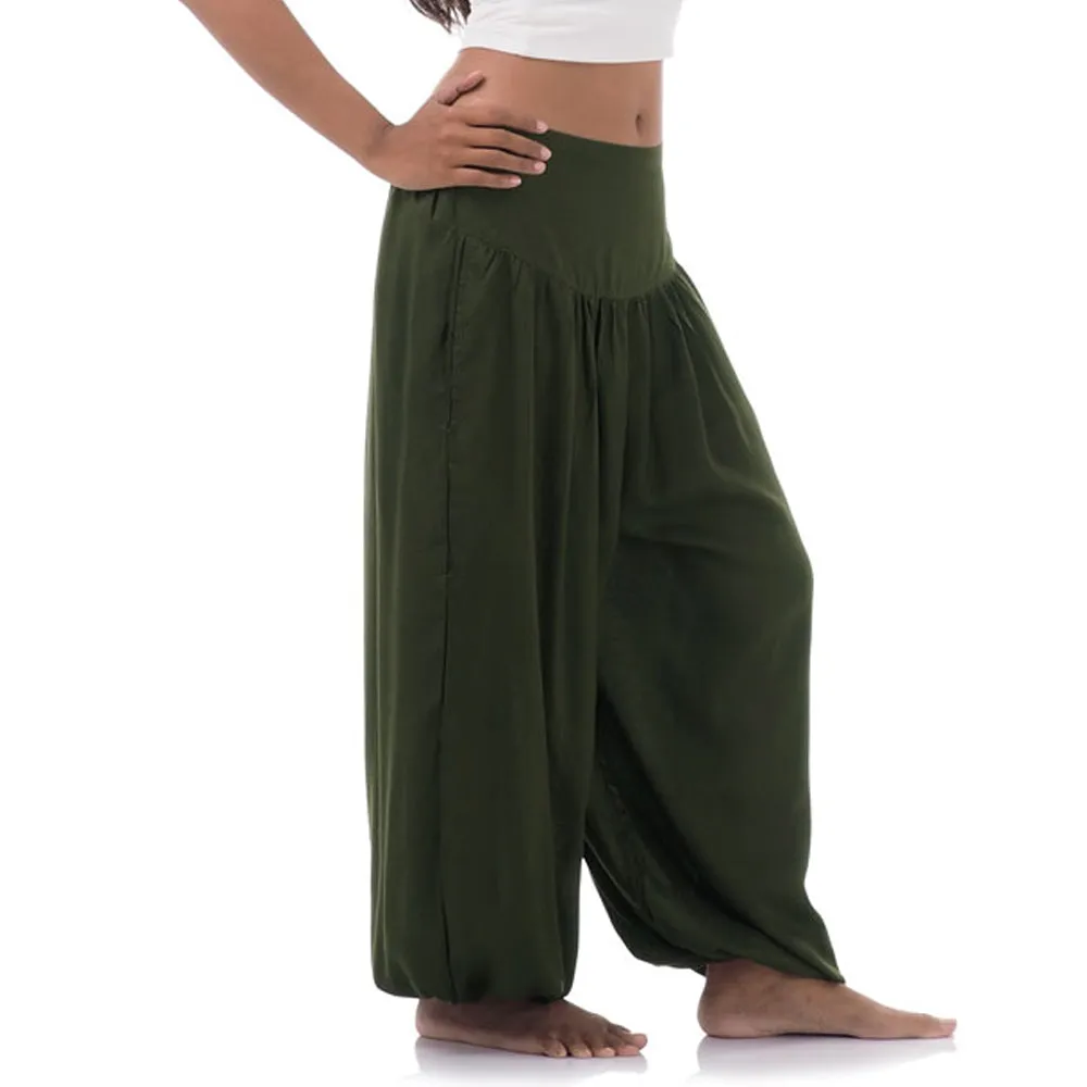 Olive Grove Women's Thai Harem Pants