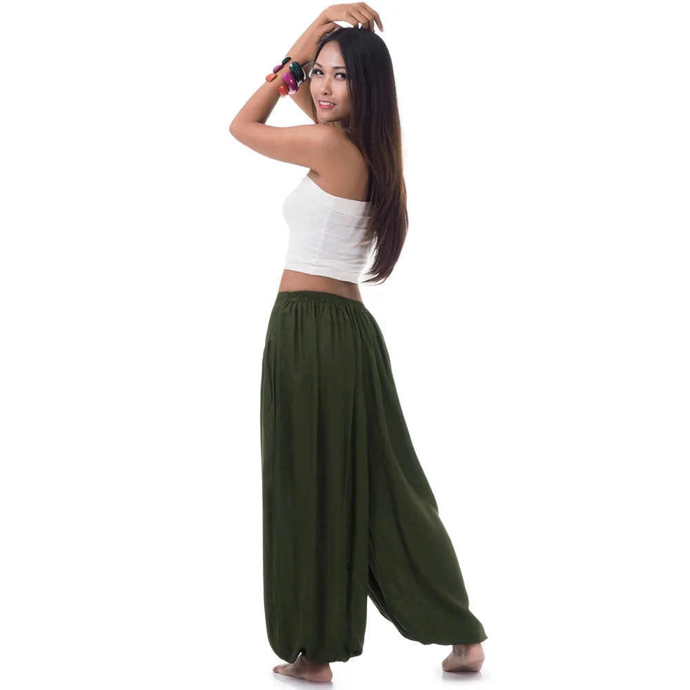 Olive Grove Women's Thai Harem Pants