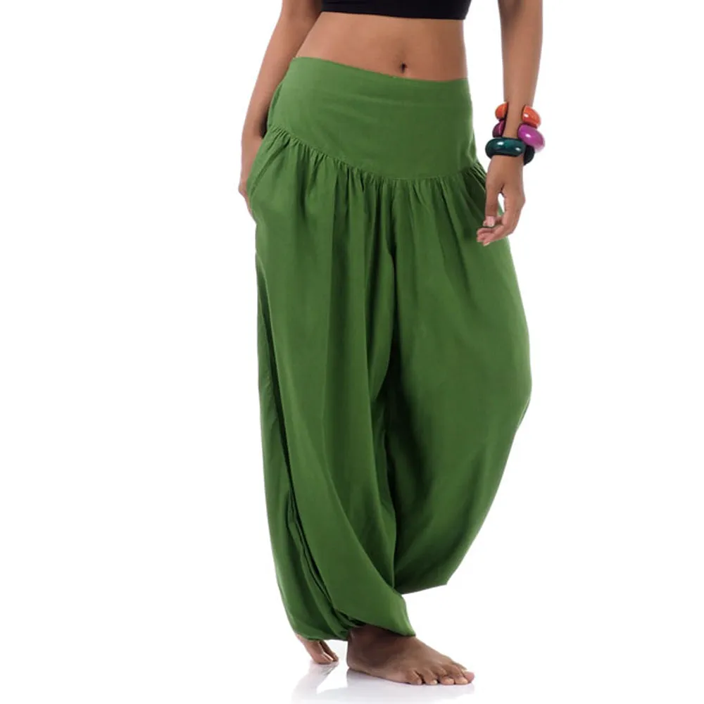 Olive Grove Women's Thai Harem Pants