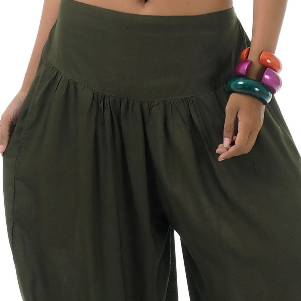 Olive Grove Women's Thai Harem Pants