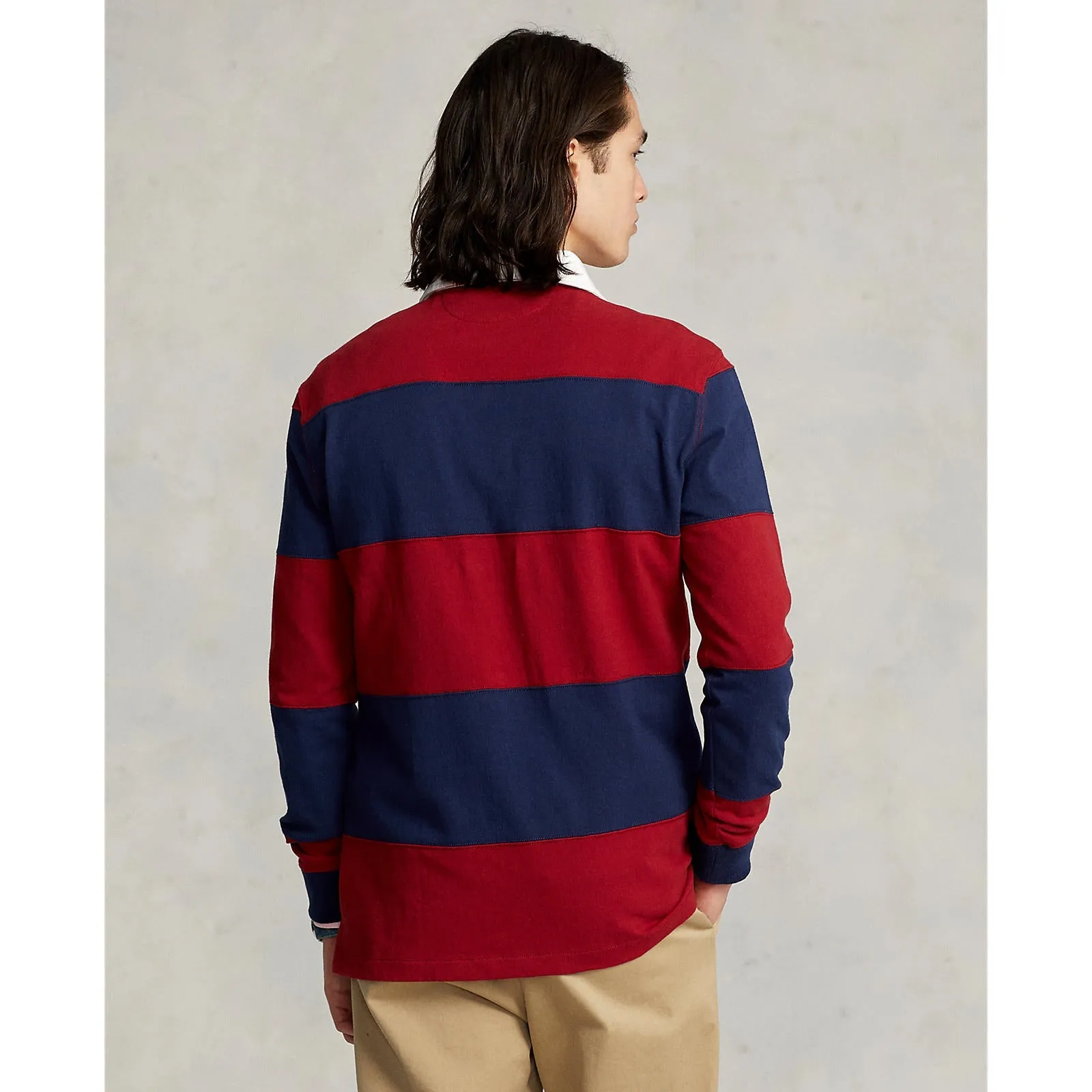 Polo Ralph Lauren - Iconic Rugby Shirt - Newport Navy & Holiday Red