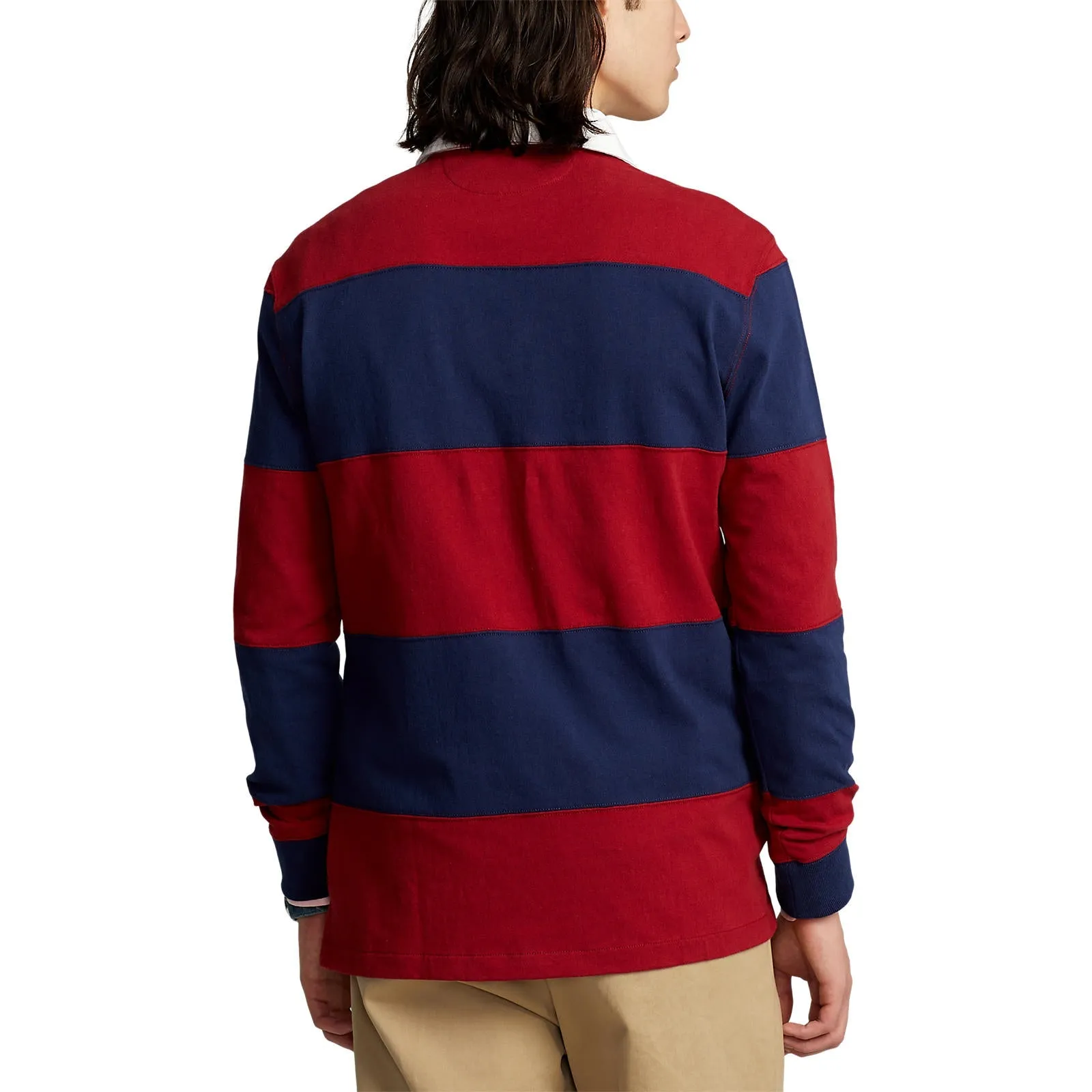 Polo Ralph Lauren - Iconic Rugby Shirt - Newport Navy & Holiday Red