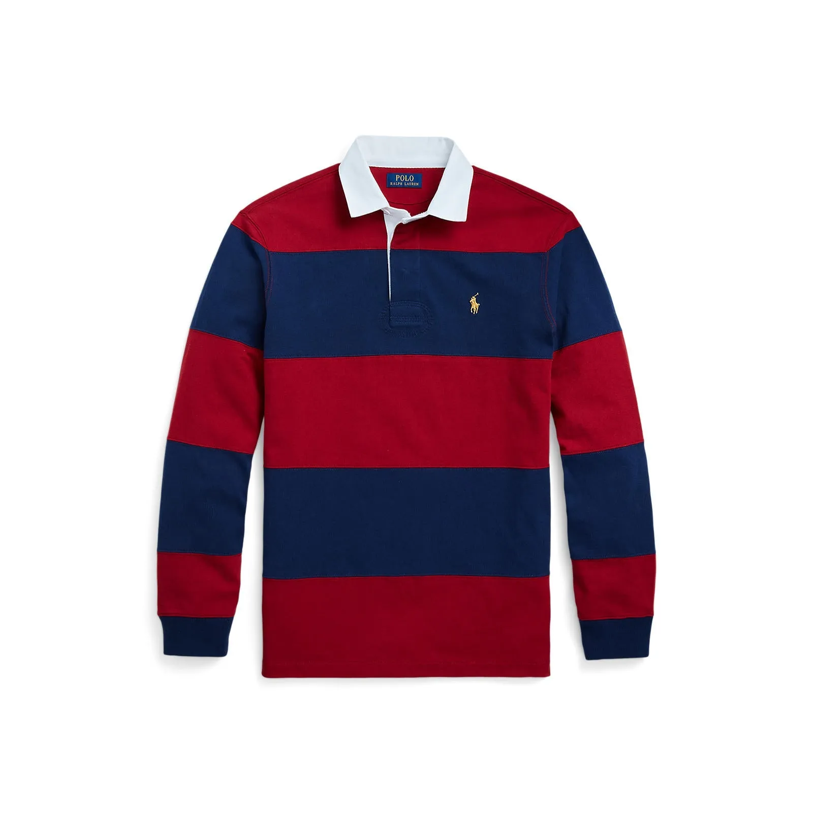 Polo Ralph Lauren - Iconic Rugby Shirt - Newport Navy & Holiday Red