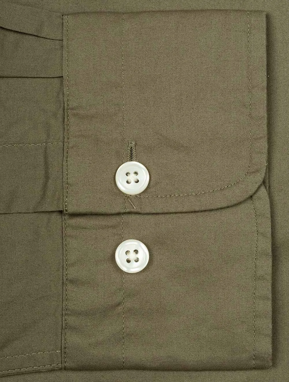 Regular Poplin Shirt Juniper Green