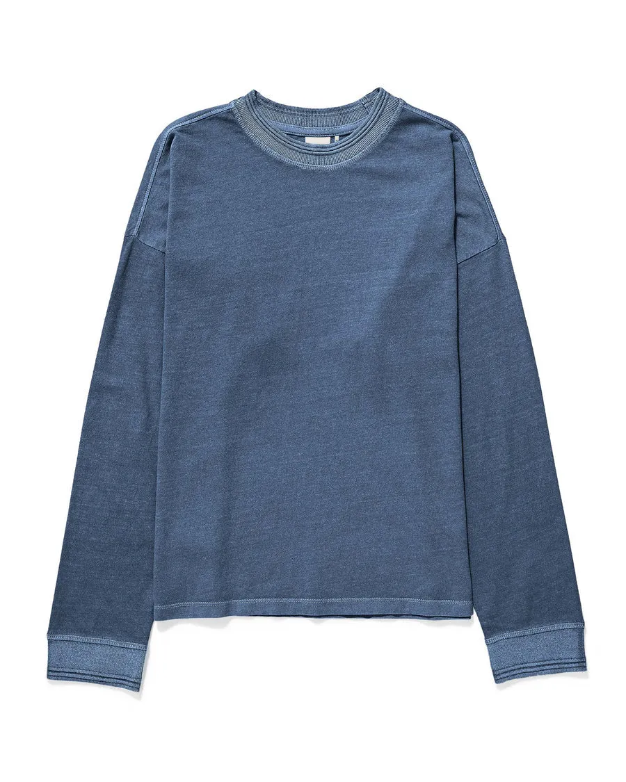 Relaxed Long Sleeve Tee (Moonlit Ocean)