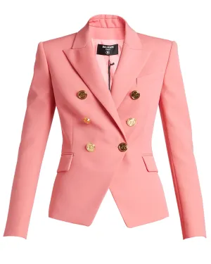 Rose Saumon Grain De Boudre Jacket