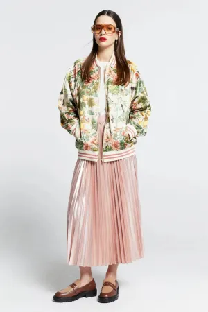 Runaway Bomber Jacket | Macadamia Multi