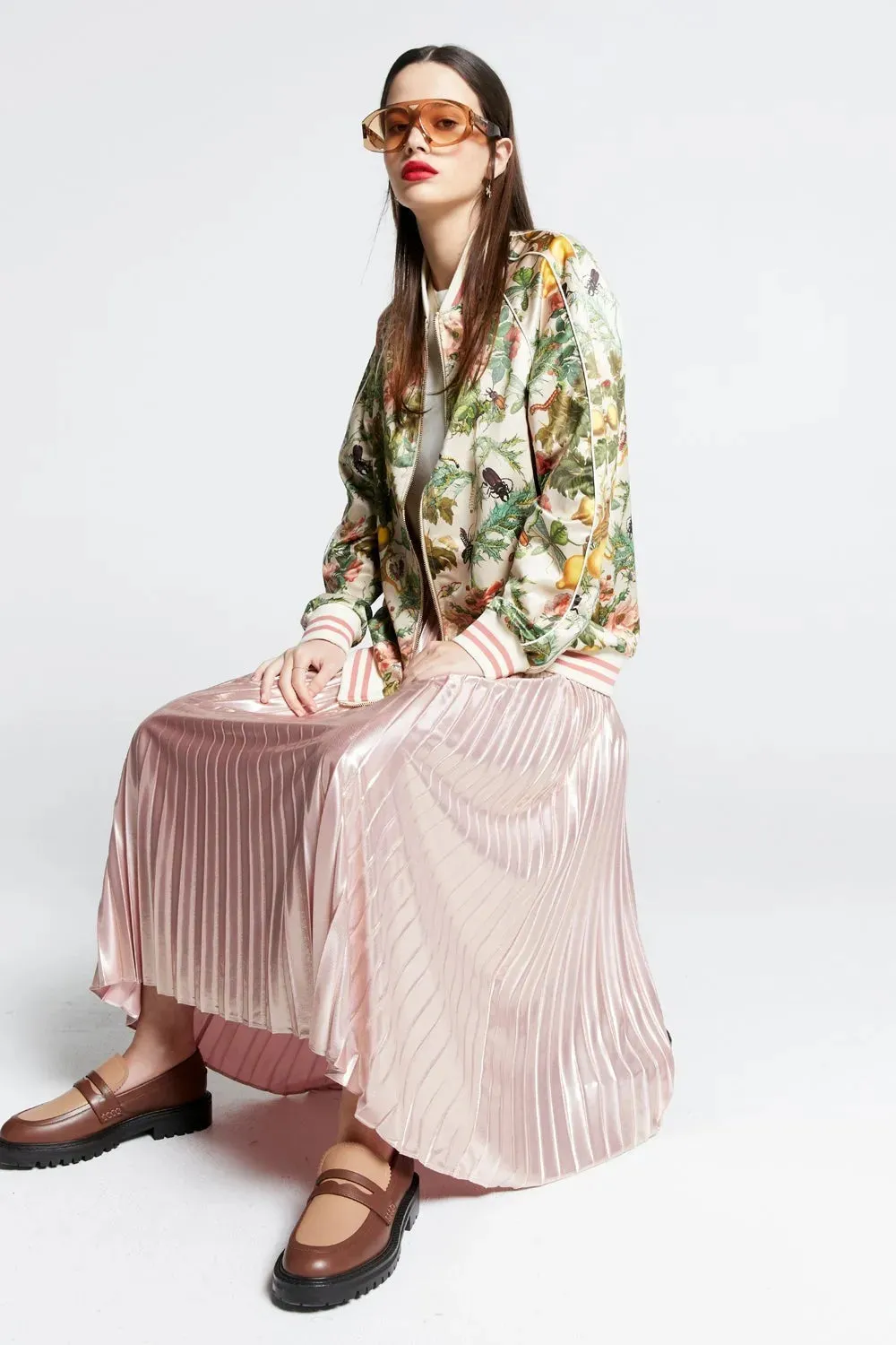Runaway Bomber Jacket | Macadamia Multi
