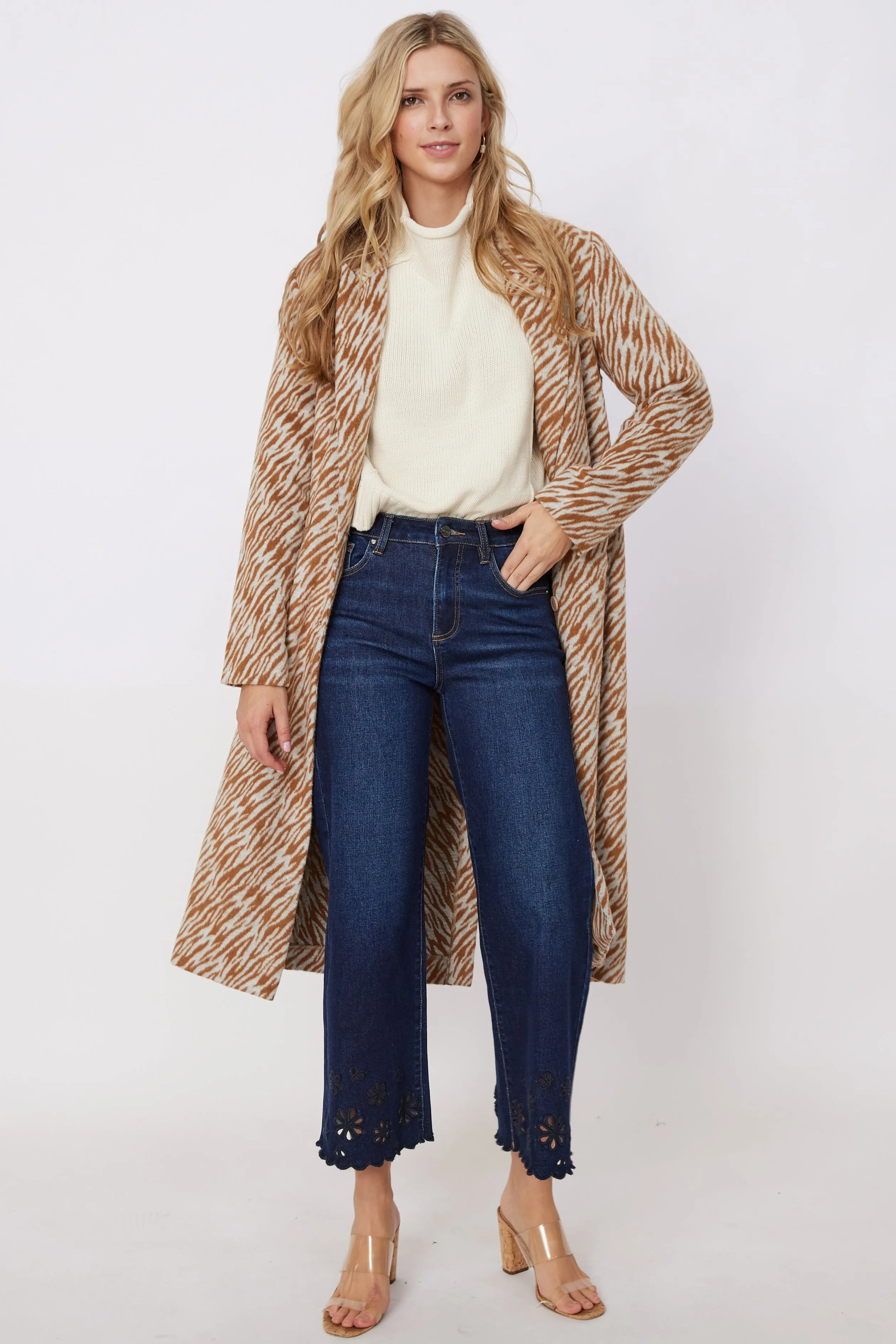 SALE - Harper Printed Coat