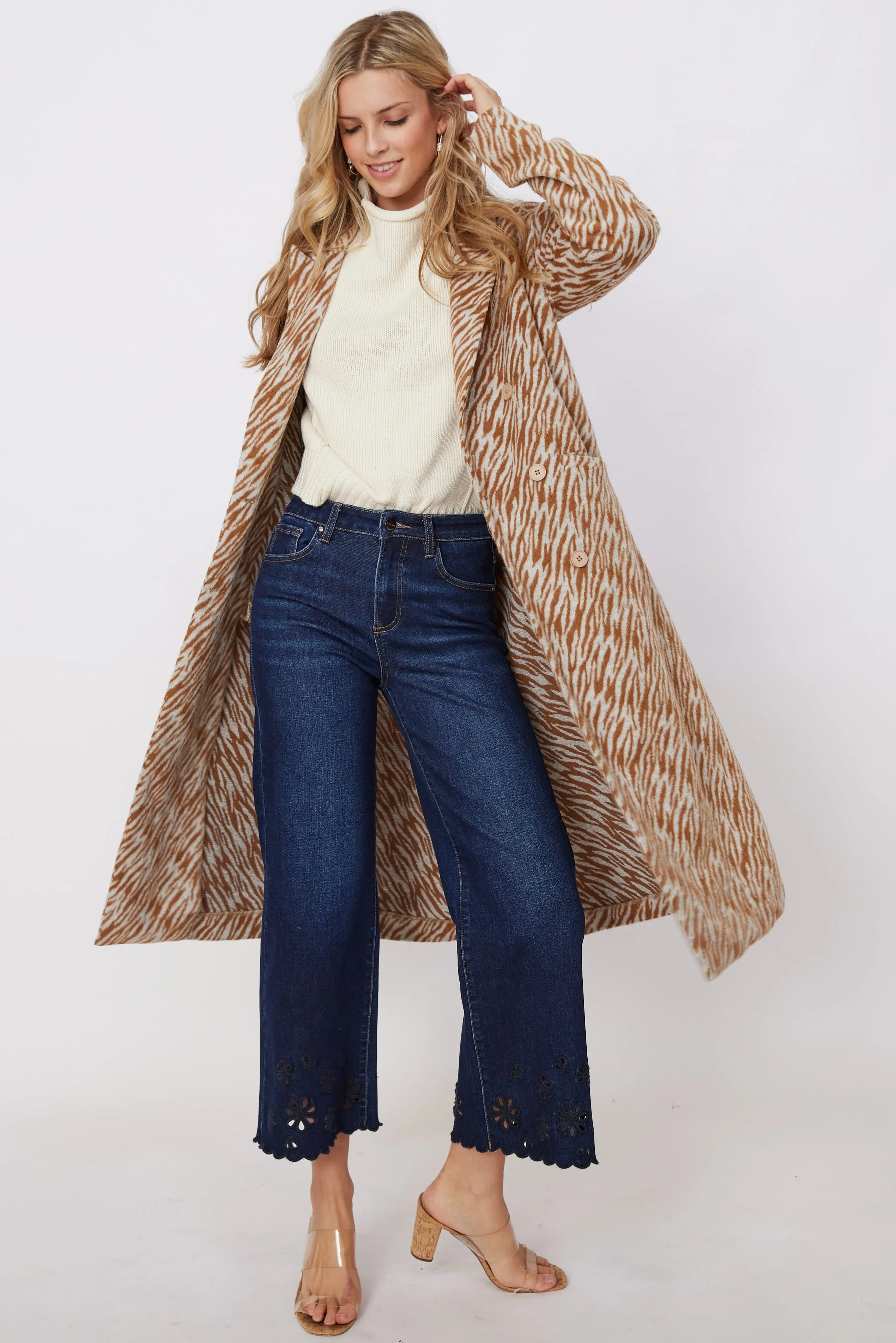 SALE - Harper Printed Coat