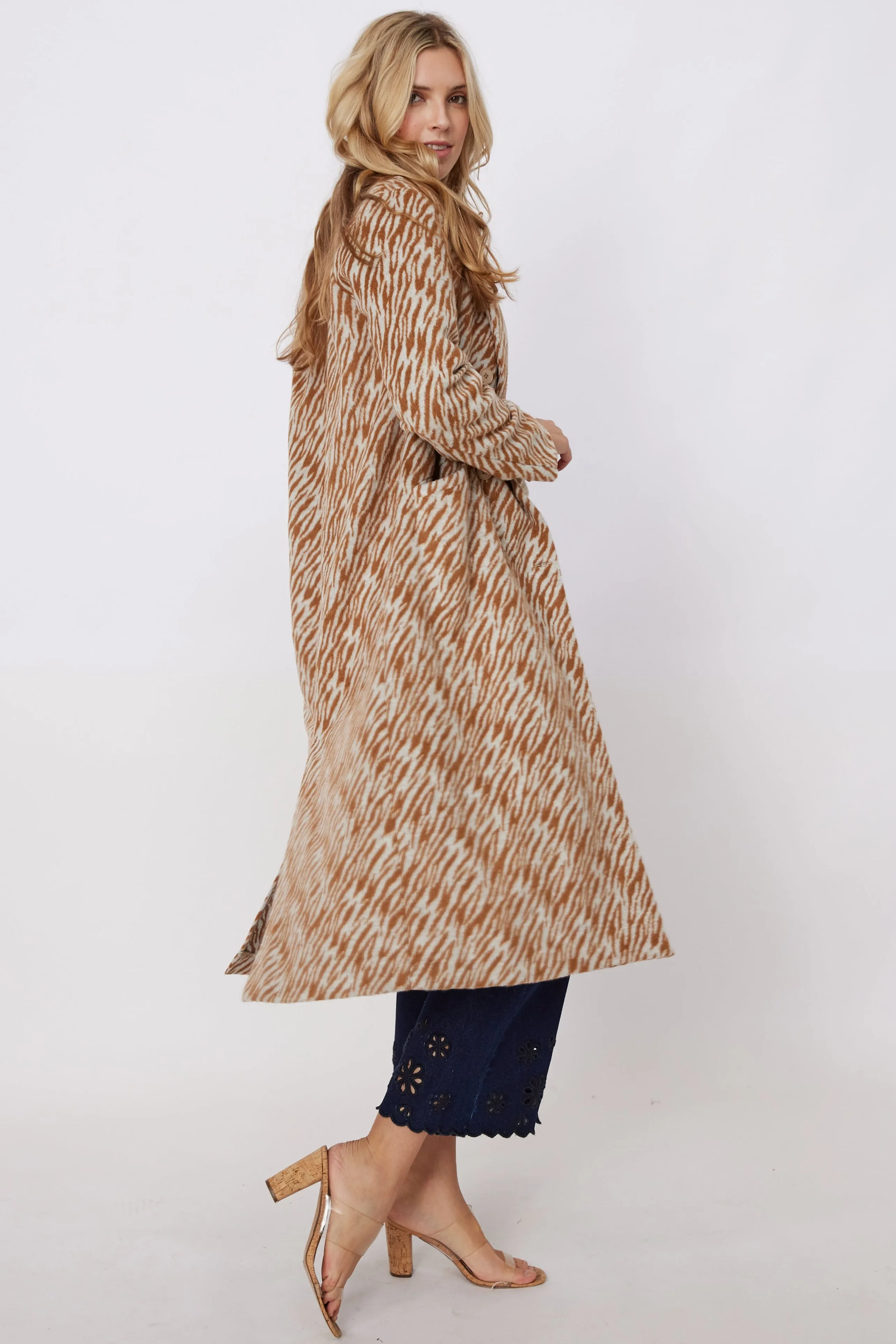 SALE - Harper Printed Coat