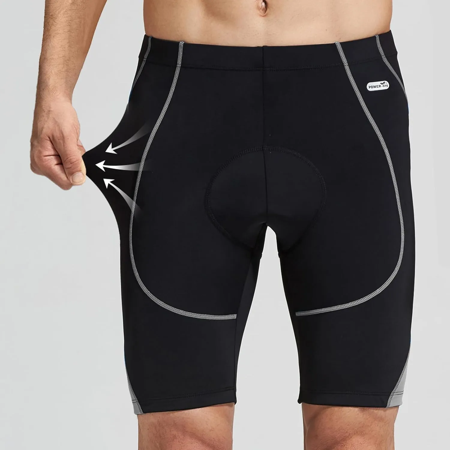 Santic Men's Cycling Shorts Padded Bicycle Riding Pants Bike Biking Clothes Cycle Wear Tights