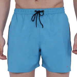 Semantic Designer Microfiber Swimshorts - Designer Sky Blue