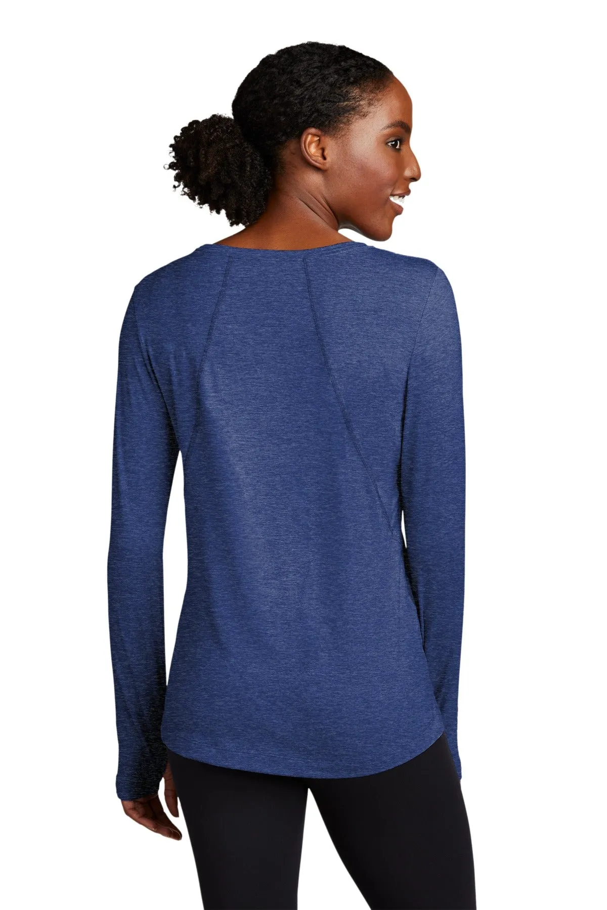 Sport-Tek Ladies Exchange 1.5 Long Sleeve Crew. LST710