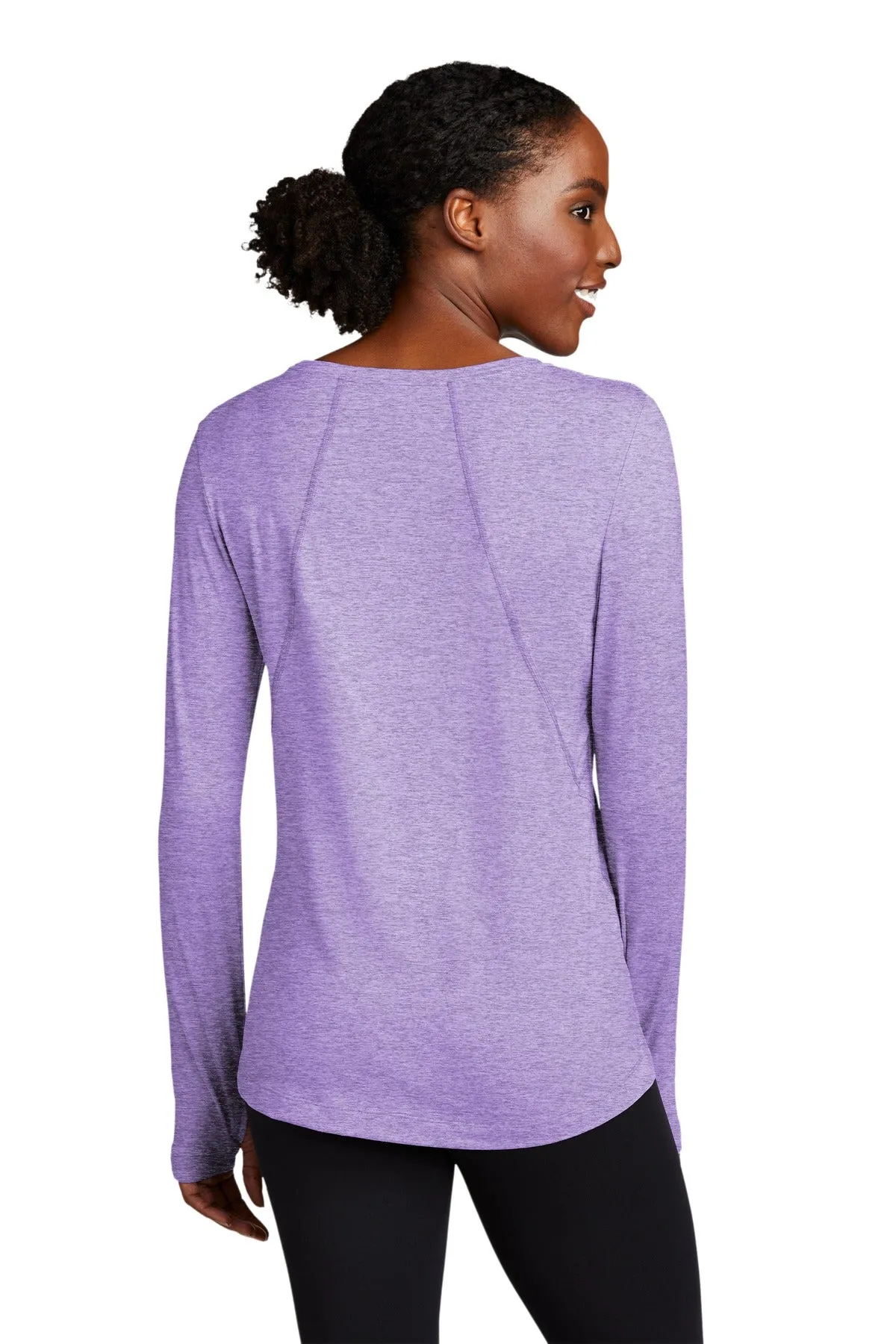 Sport-Tek Ladies Exchange 1.5 Long Sleeve Crew. LST710
