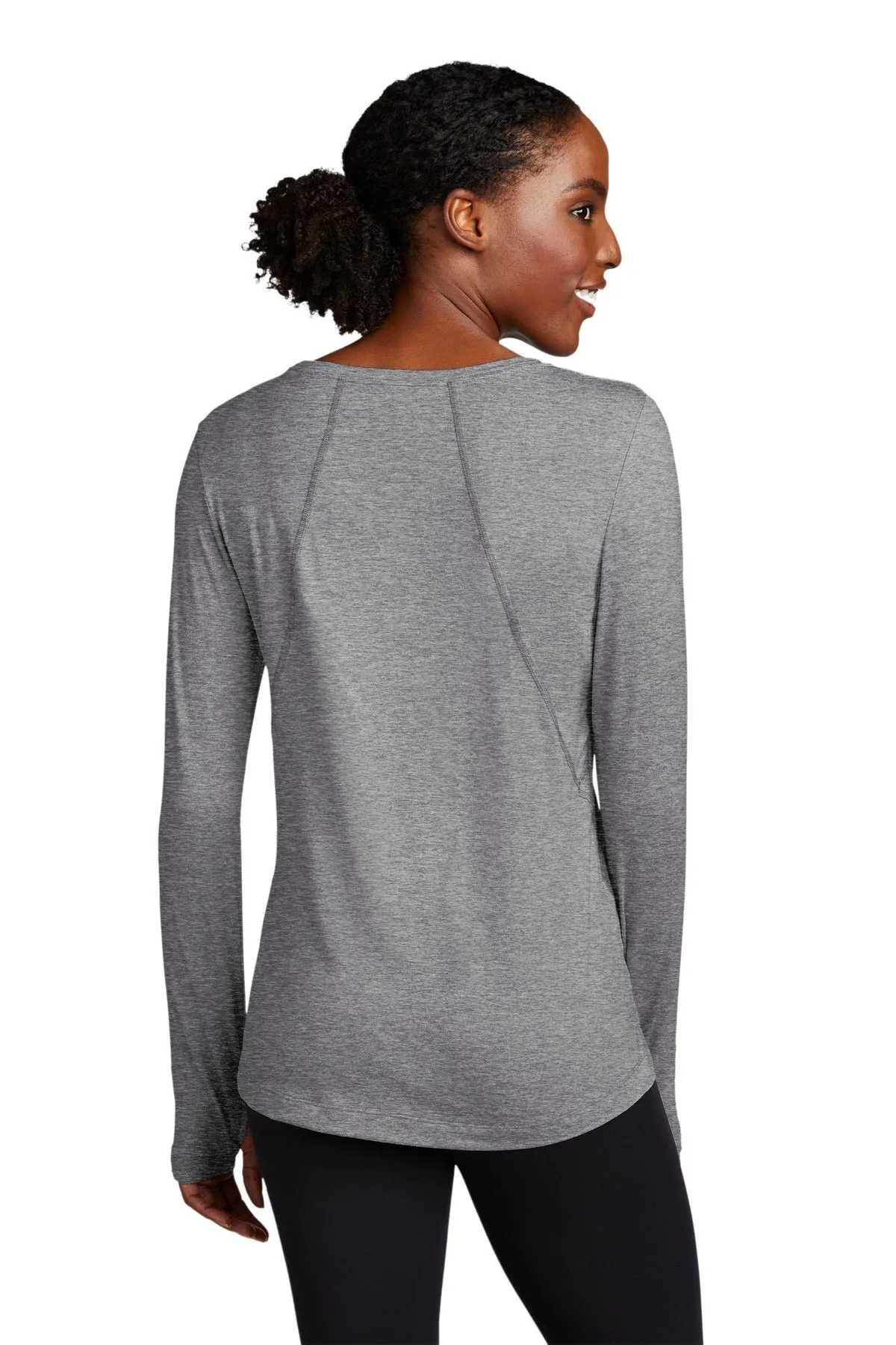 Sport-Tek Ladies Exchange 1.5 Long Sleeve Crew. LST710