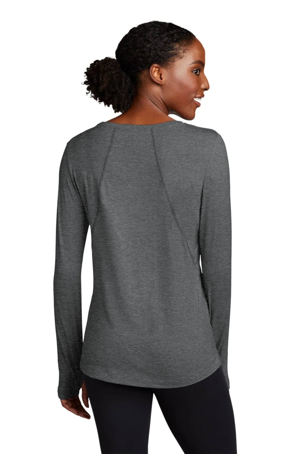 Sport-Tek Ladies Exchange 1.5 Long Sleeve Crew. LST710