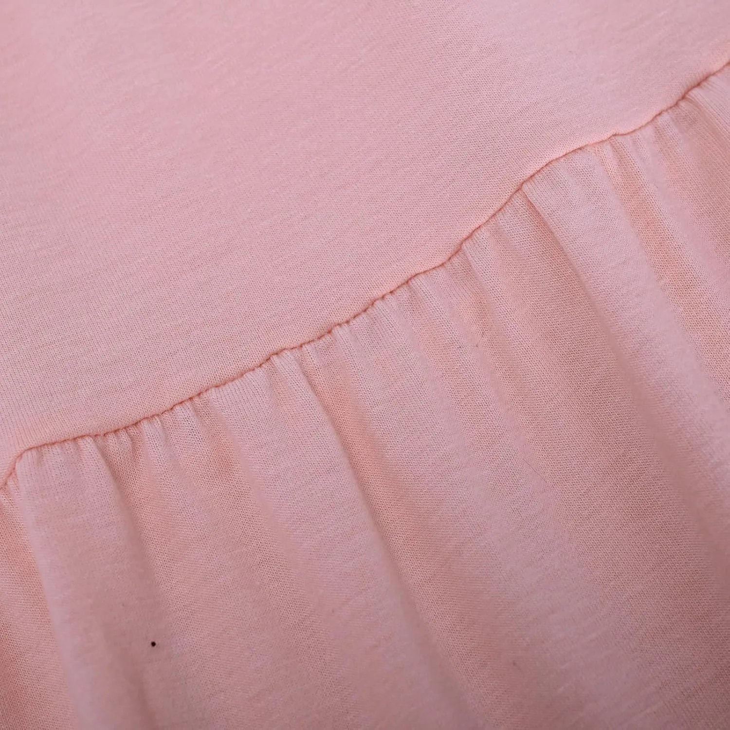 Summer Dresses for Women 2025 Casual Sleeveless Beach Dress Fashion Pleated Loose V-Neck Solid Color Sundress