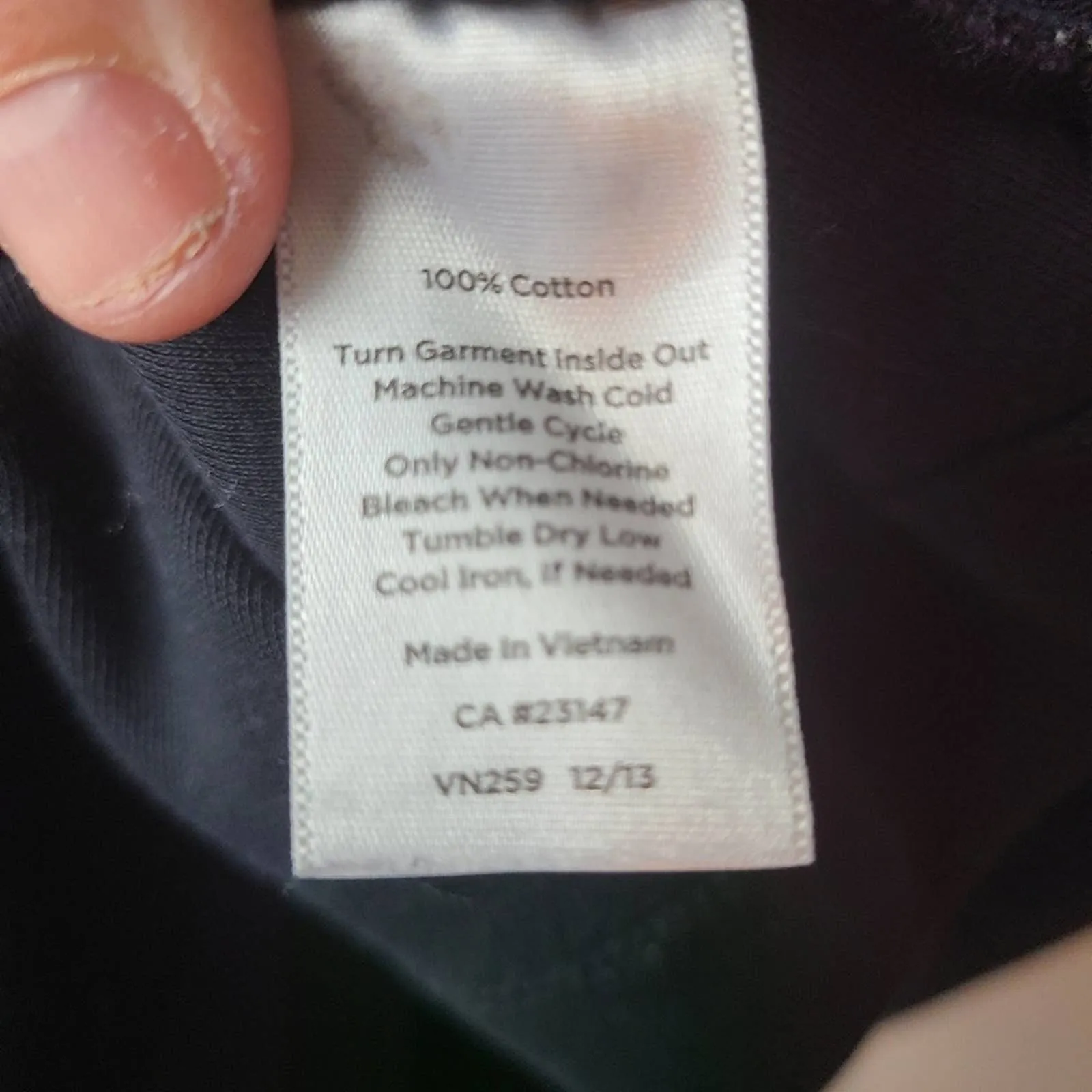 Talbots Knit Black Tee Shirt Dress
