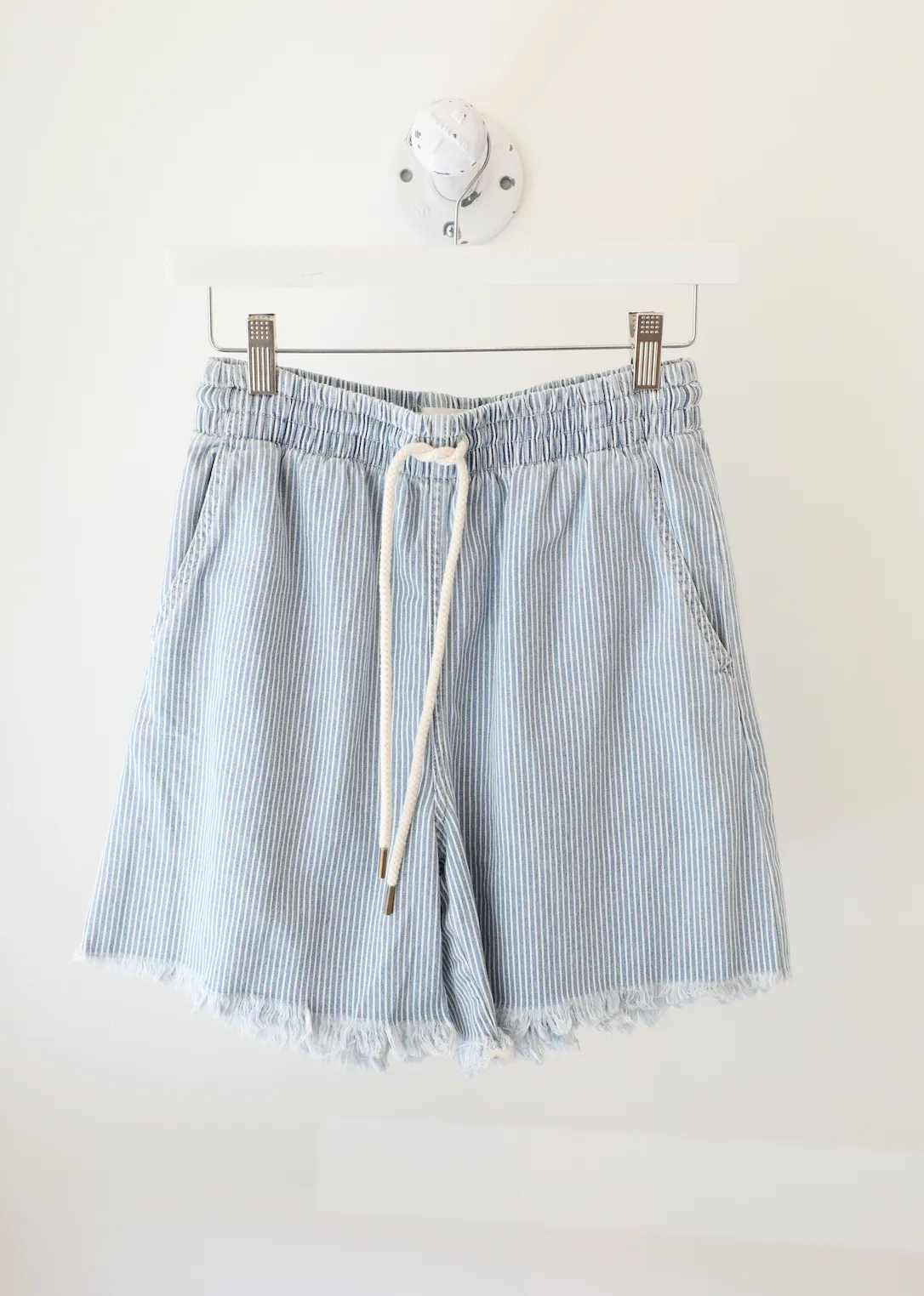 The Great - The Track Short in Boxcar Stripe