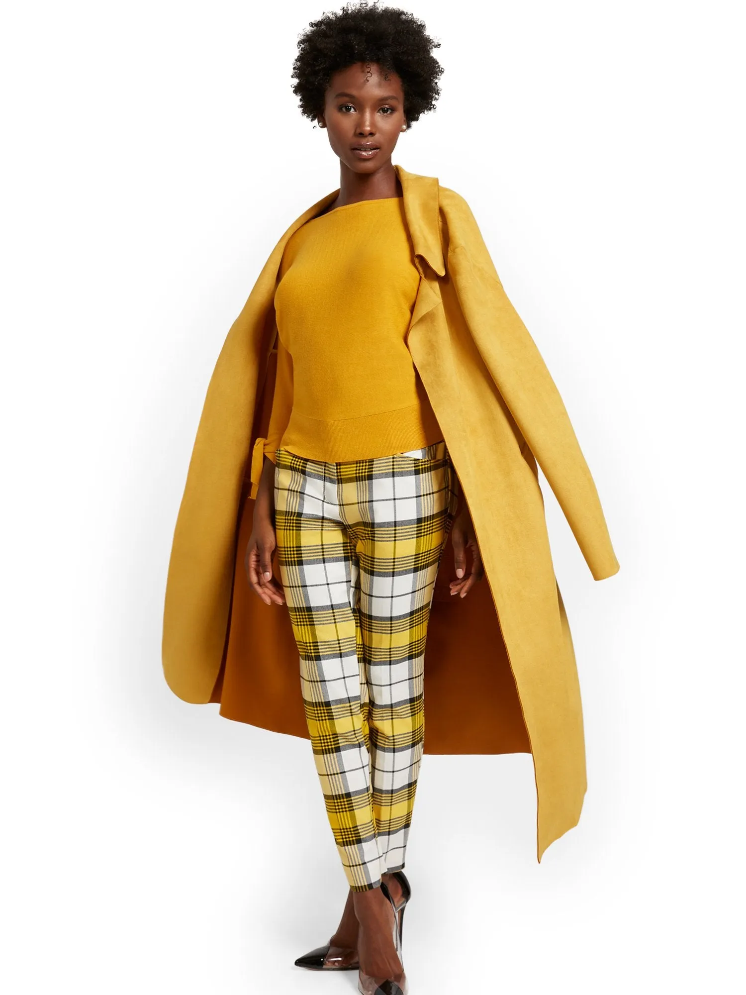 Tie-Cuff Dolman Sweater