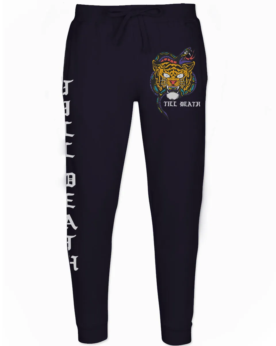Tiger Graphic Traditional Japanese Till Death Vibes Jogger For men Sweatpant