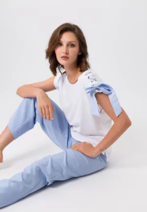 Tuzzi Short Sleeved T-shirt With Shoulder Detail