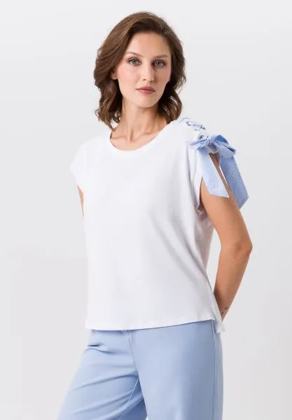 Tuzzi Short Sleeved T-shirt With Shoulder Detail