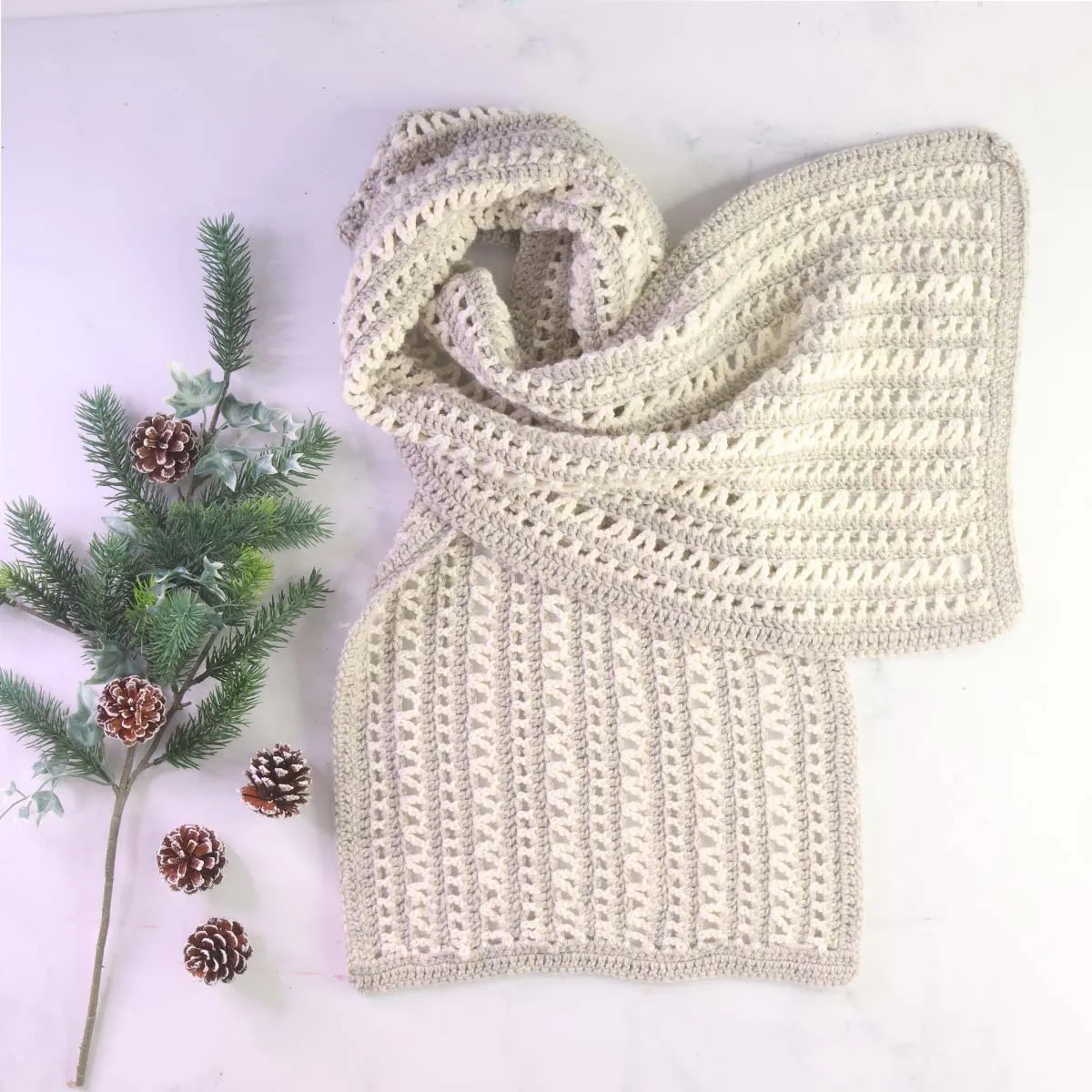 V-Stitch Wrap Crochet Pattern