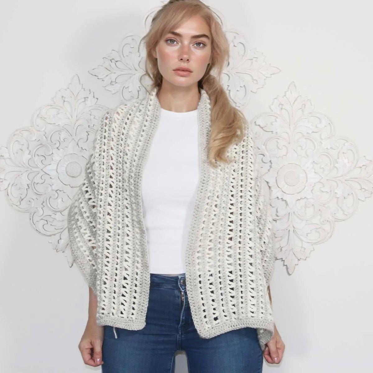 V-Stitch Wrap Crochet Pattern
