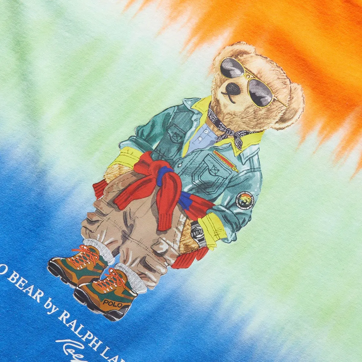 VOYAGER BEAR TIE-DYE T-SHIRT