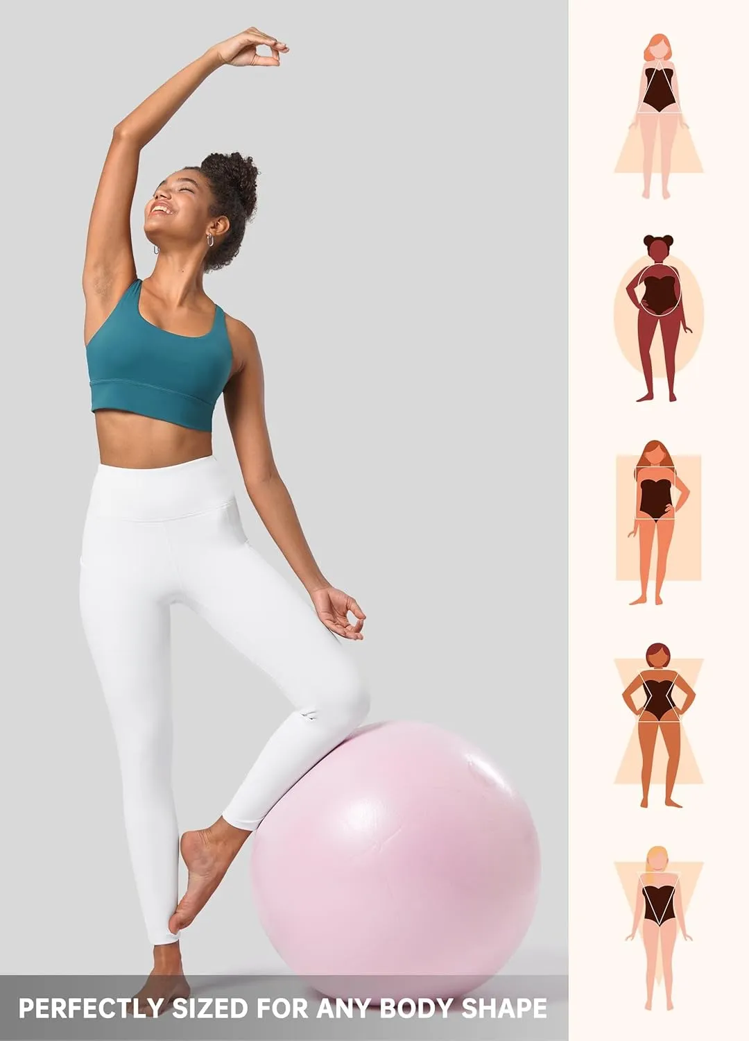 Willit Women's Fleece Lined Leggings High Waisted Winter Thermal Yoga Running Pants with Pockets