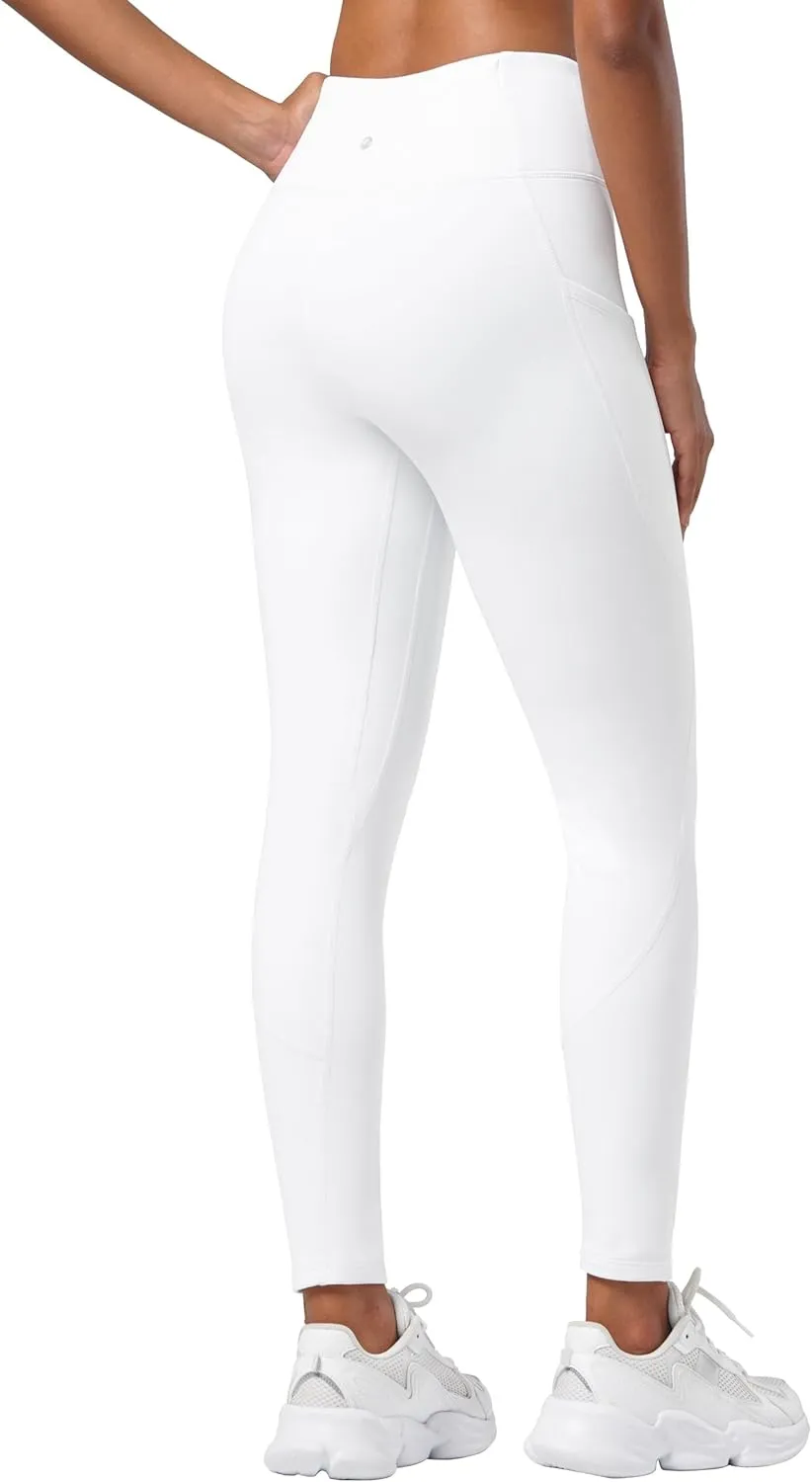 Willit Women's Fleece Lined Leggings High Waisted Winter Thermal Yoga Running Pants with Pockets
