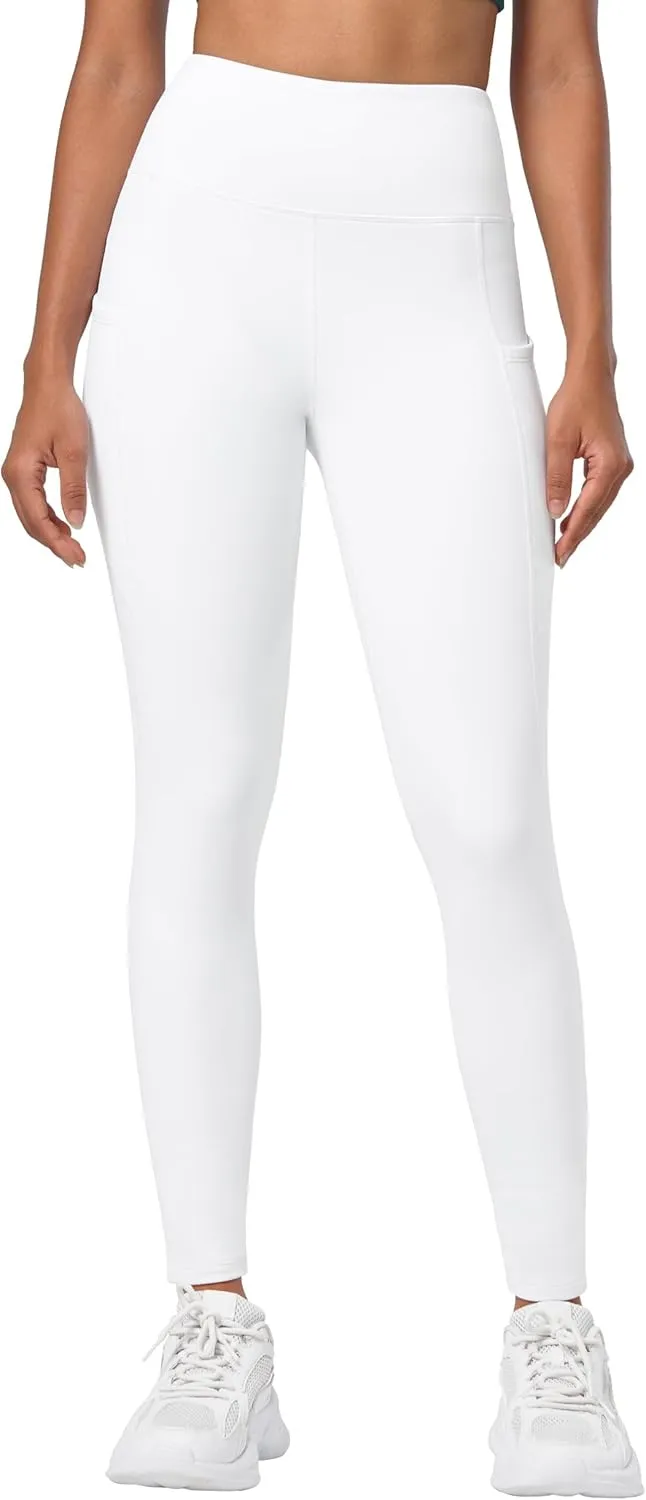 Willit Women's Fleece Lined Leggings High Waisted Winter Thermal Yoga Running Pants with Pockets